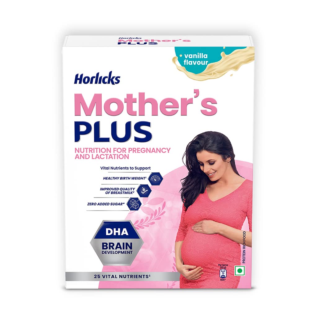 Horlicks Mother's Health Drink Vanilla, No added Sugar 400g Carton