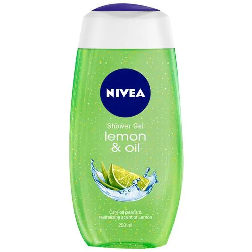 Nivea Lemon & Oil Shower Gel - With Refreshing Scent, pH Balanced, Moisturising, 250 ml