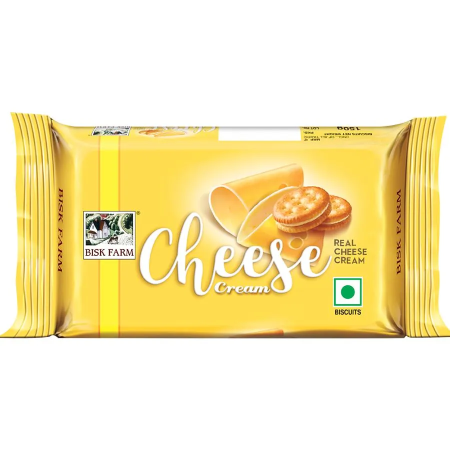 Bisk Farm Cheese Cream Biscuits 150g Pouch