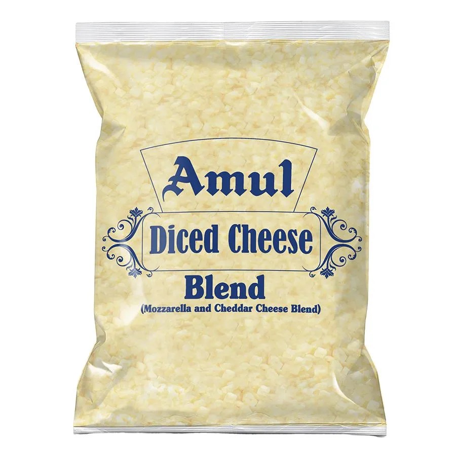 Amul Diced Cheese Blend, 1 kg