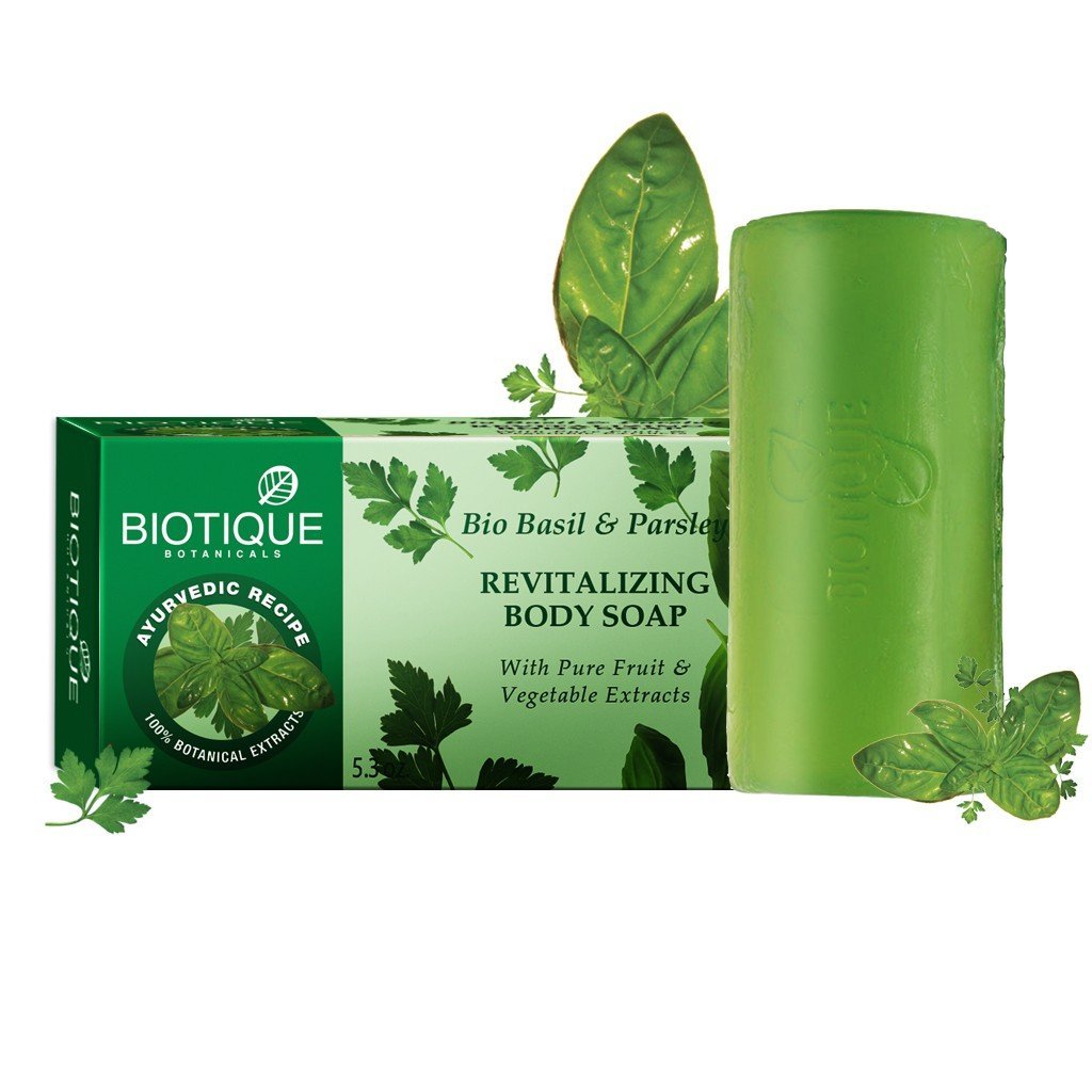 Biotique Basil And Parsley Soap, 150g