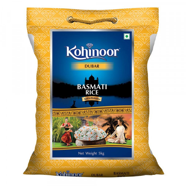 Kohinoor Dubar Authentic Basmati Rice, 5 kg Pack
