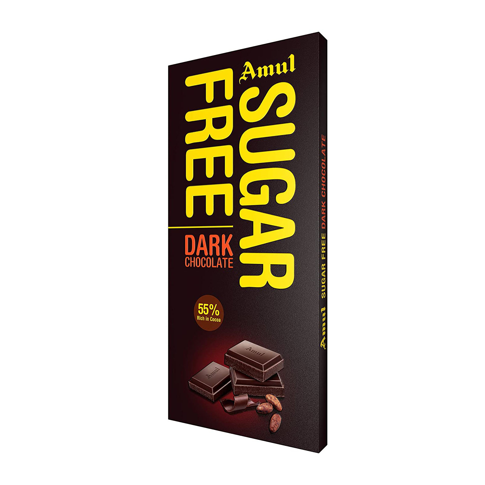 Amul Dark Chocolate - Sugar Free, 150g