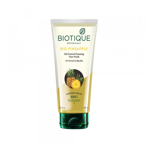 Biotique Bio Pineapple Oil Control Foaming Face Wash, 150ml
