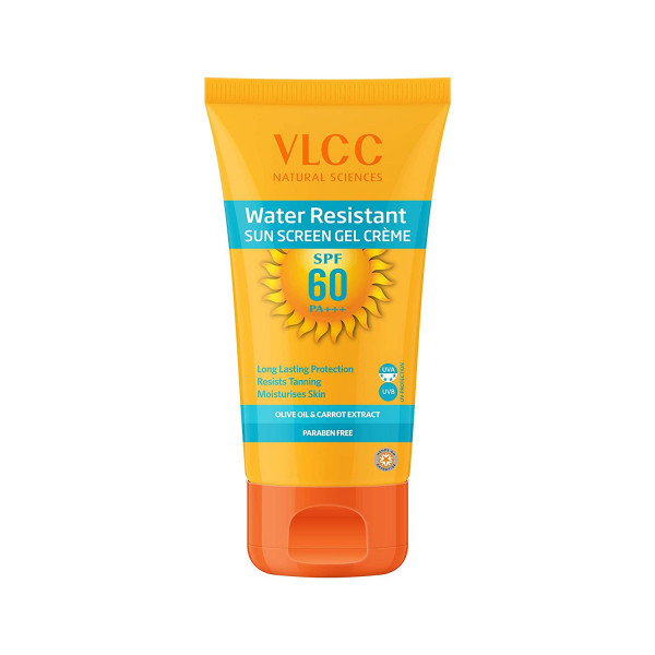 VLCC Water Resistant Sunscreen Gel Creme, SPF 60, 100g