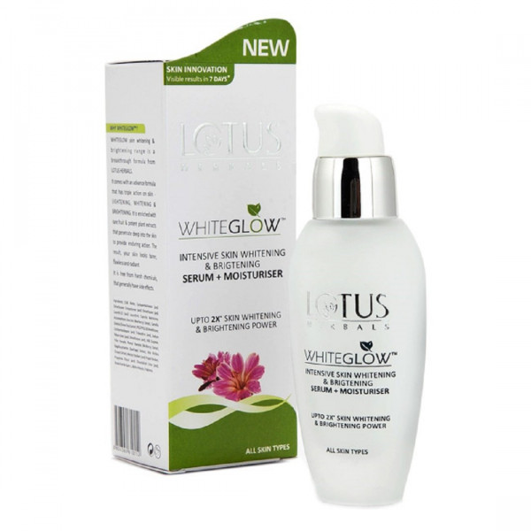 Lotus Herbals White Glow Intensive Skin Serum+ Moisturiser, 30ml
