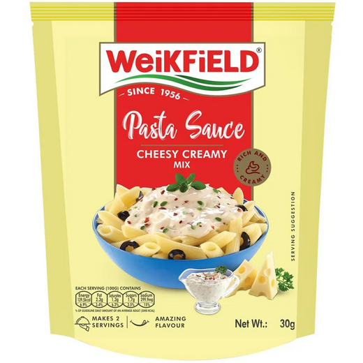 Weikfield Pasta Sauce Cheesy Creamy Mix 30gm