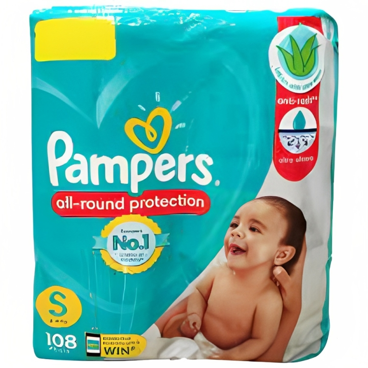 Pampers Premium Care Pants Diapers Monthly Pack Small (S) 108 Count