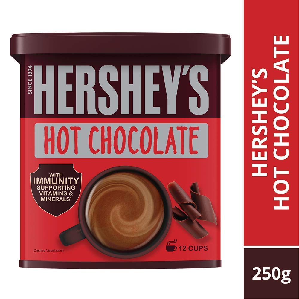 HERSHEY'S Hot Chocolate Drink Powder Mix, 250 g