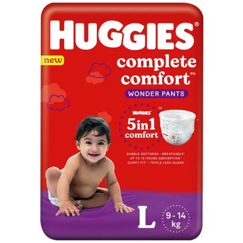 Huggies Wonder Pants Large (9 - 14 kg) (L) 42 Count