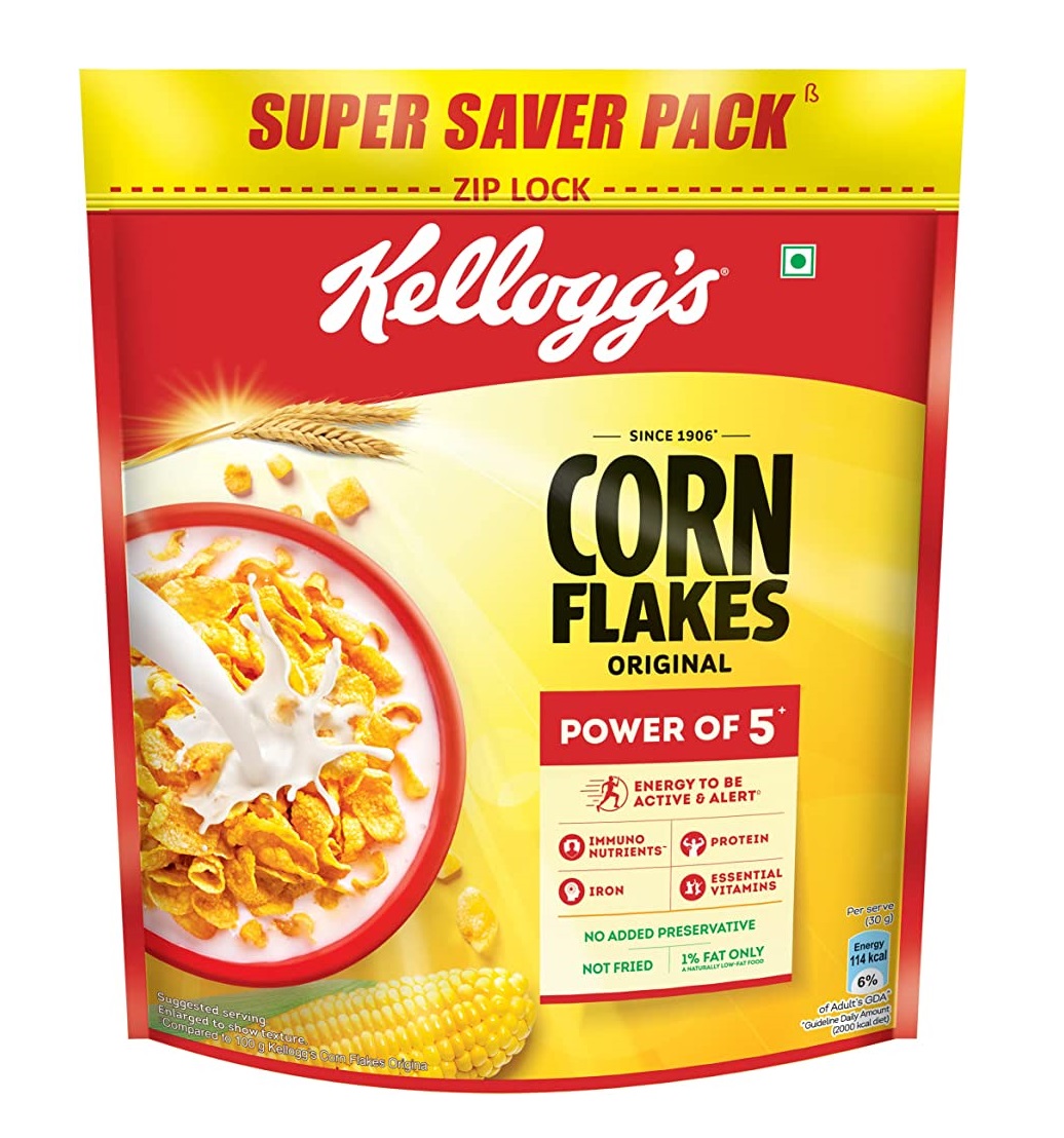 Kelloggs Original Corn Flakes (Free 15% Extra) 900g