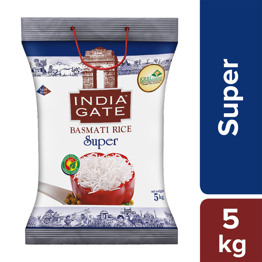 India Gate Basmati Rice Super 5kg