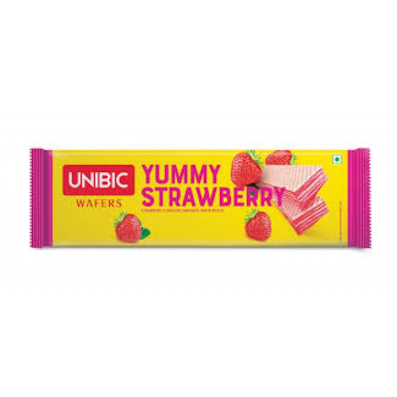 Unibic Yummy Strawberry waffers 30gm