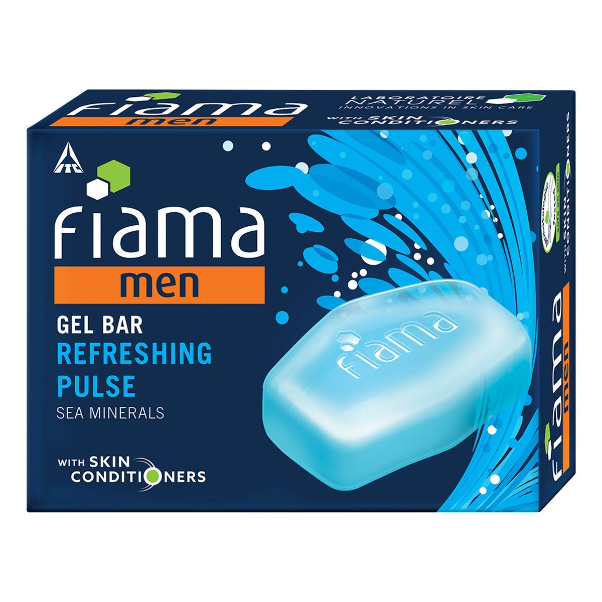 Fiama Gel Bathing Bar Men, Refreshing Pulse 125g