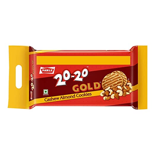 Parle 20-20 Gold Cashew Almond Cookies 604.8g