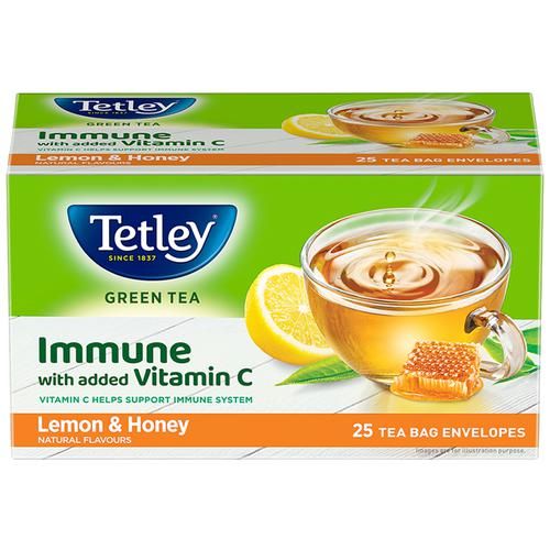 tetley lemon honey 25 tea bags in bigbasket