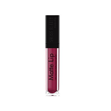 Swiss Beauty Matte Liquid Lipstick (Sangria) 6ml