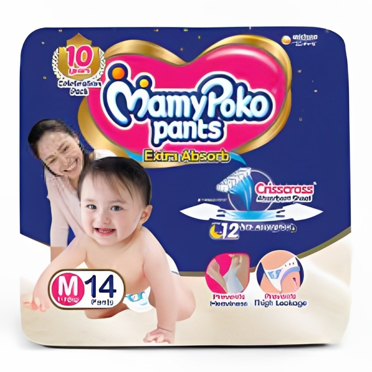 Buy Mamypoko Pants Standard Diaper Pants M Medium Pack Of 32 Clear Online  In India At Discounted Prices