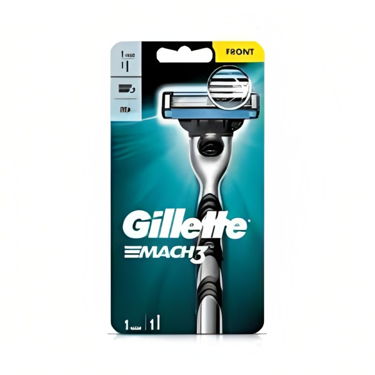 Gillette Mach 3 Razor 1N Handle + 1N Cartridge 1N